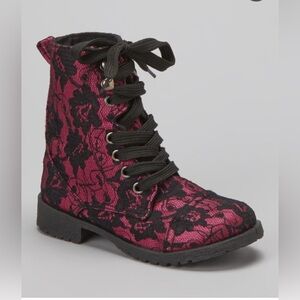 Hot Topic | Shoes | Black Leather Studded With Lace Size 6